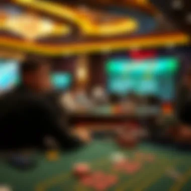 Strategic Gameplay in Online Casinos Strategic gameplay in an online casino environment.