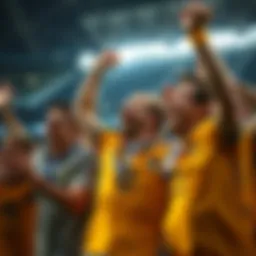 Celebration of Ukraine Cup victory
