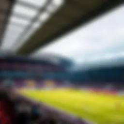 West Ham Stadium during a match